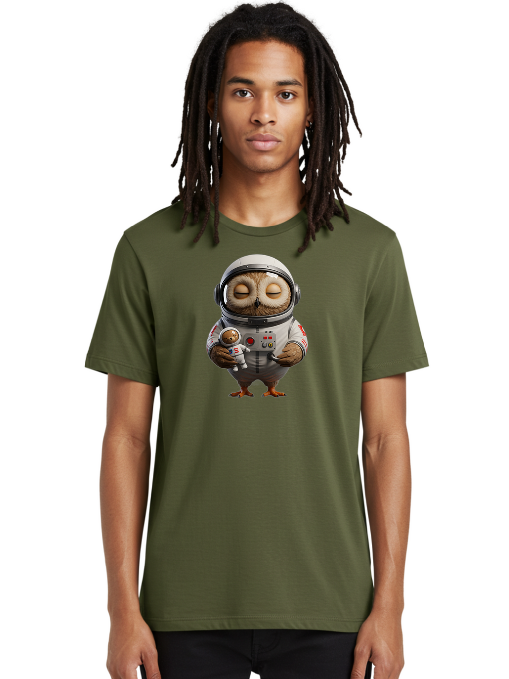 Owl-Astronaut Men'S Graphic Tee, 100% Cotton, Comfortable Casual Summer Wear, Machine Washable, Vintage Camera, Old Camera, Antique Camera, Black Camera, Classic Photography, Photography Equipment, Nostalgic Device, Film Camera, Camera Art Baf915