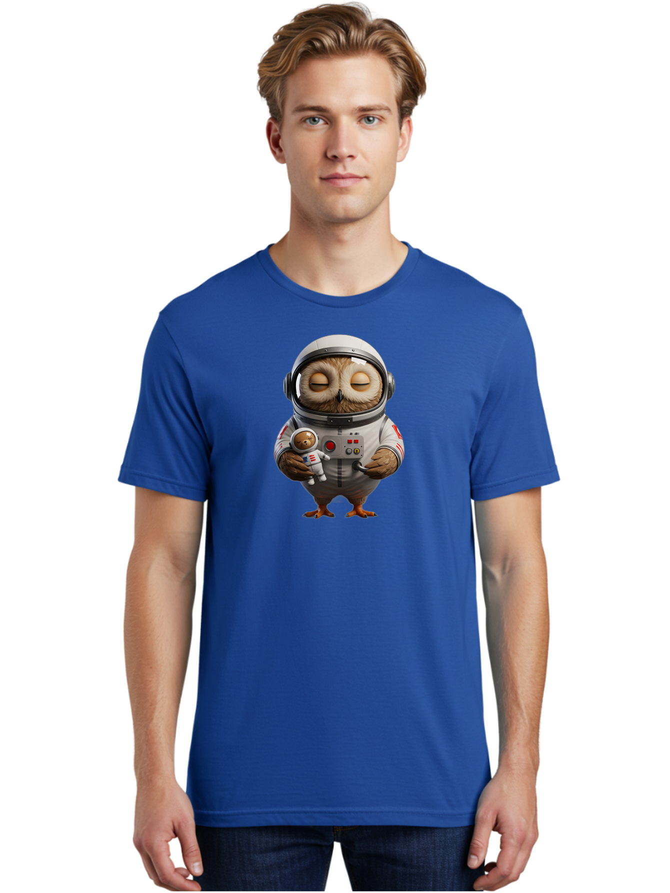 Owl-Astronaut Men'S Graphic Tee, 100% Cotton, Comfortable Casual Summer Wear, Machine Washable, Vintage Camera, Old Camera, Antique Camera, Black Camera, Classic Photography, Photography Equipment, Nostalgic Device, Film Camera, Camera Art Baf915