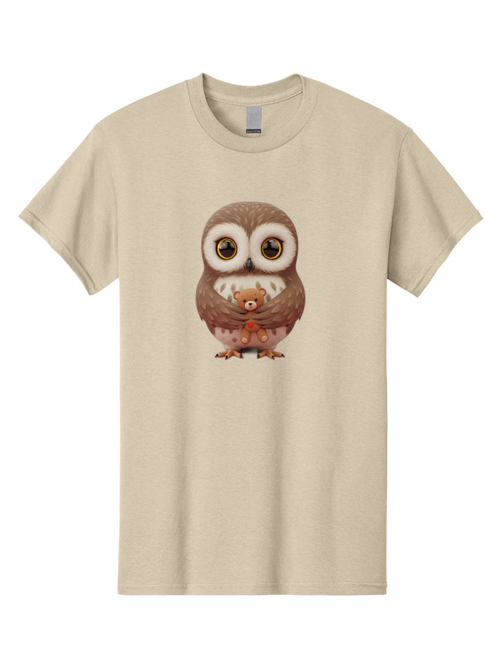 Owl-Embracing-Teddy-Bear Men'S Graphic Tee, 100% Cotton, Comfortable Casual Summer Wear, Machine Washable, Vintage Camera, Old Camera, Antique Camera, Black Camera, Classic Photography, Photography Equipment, Nostalgic Device, Film Camera, Baf917