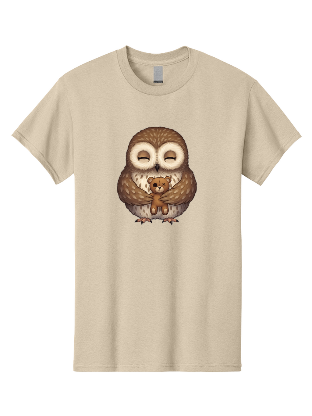 Owl-Hugging-Voodoo-Teddy Men'S Graphic Tee, 100% Cotton, Comfortable Casual Summer Wear, Machine Washable, Vintage Camera, Old Camera, Antique Camera, Black Camera, Classic Photography, Photography Equipment, Nostalgic Device, Film Camera, Baf930
