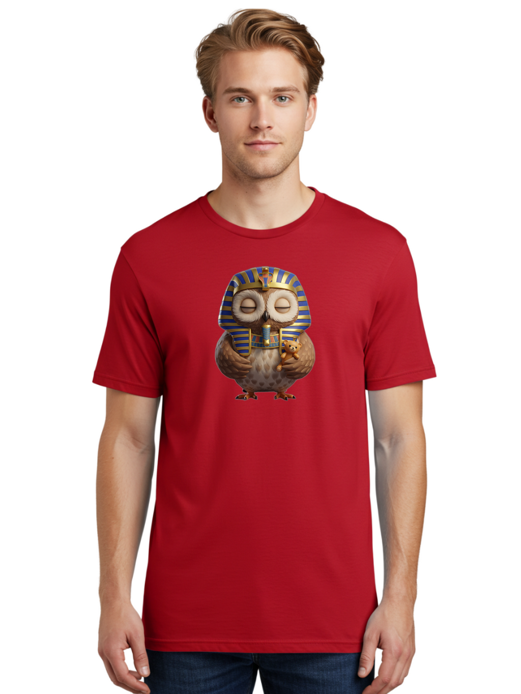 Owl-Pharaoh Men'S Graphic Tee, 100% Cotton, Comfortable Casual Summer Wear, Machine Washable, Vintage Camera, Old Camera, Antique Camera, Black Camera, Classic Photography, Photography Equipment, Nostalgic Device, Film Camera, Camera Art Baf932
