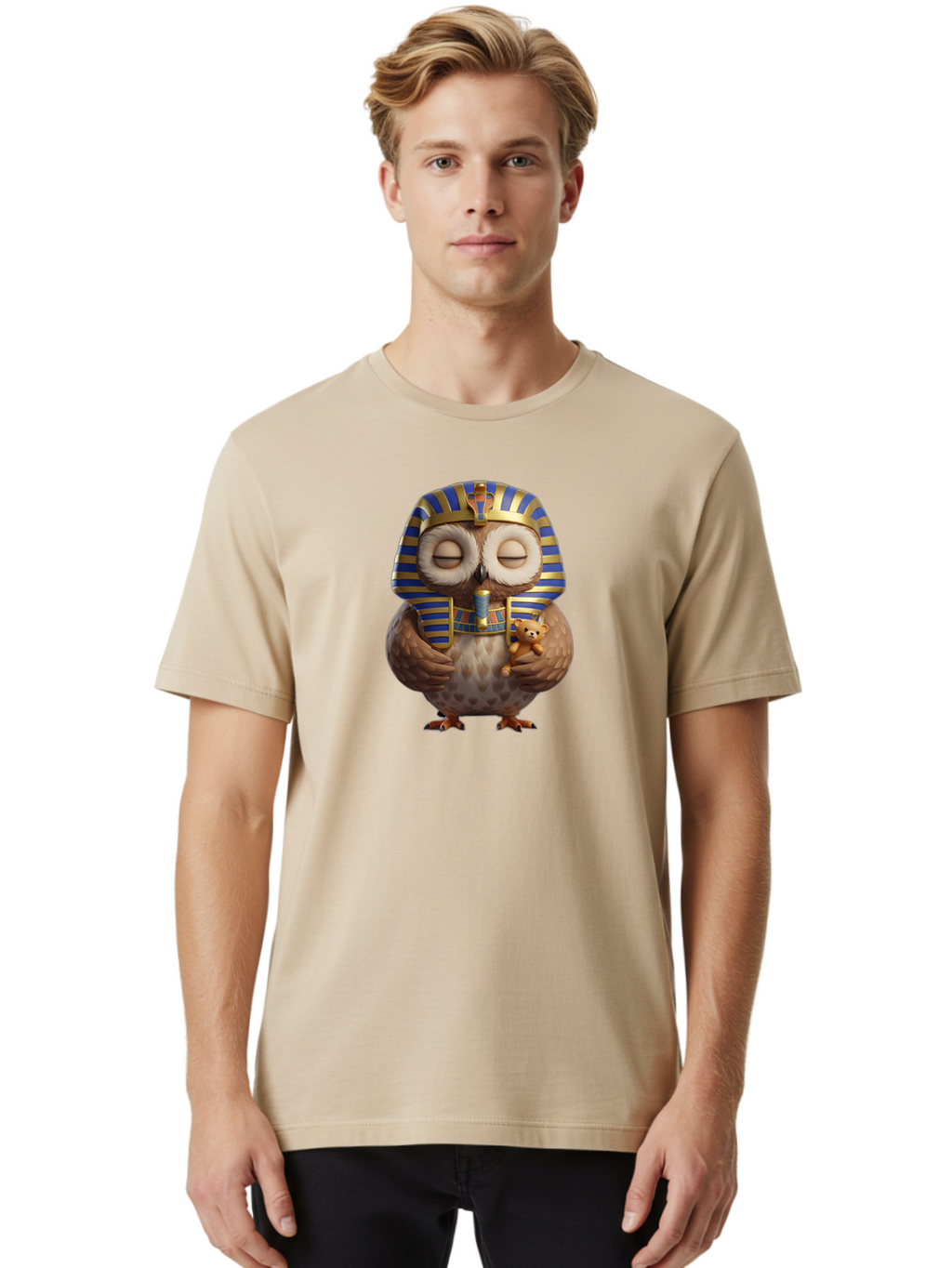Owl-Pharaoh Men'S Graphic Tee, 100% Cotton, Comfortable Casual Summer Wear, Machine Washable, Vintage Camera, Old Camera, Antique Camera, Black Camera, Classic Photography, Photography Equipment, Nostalgic Device, Film Camera, Camera Art Baf932
