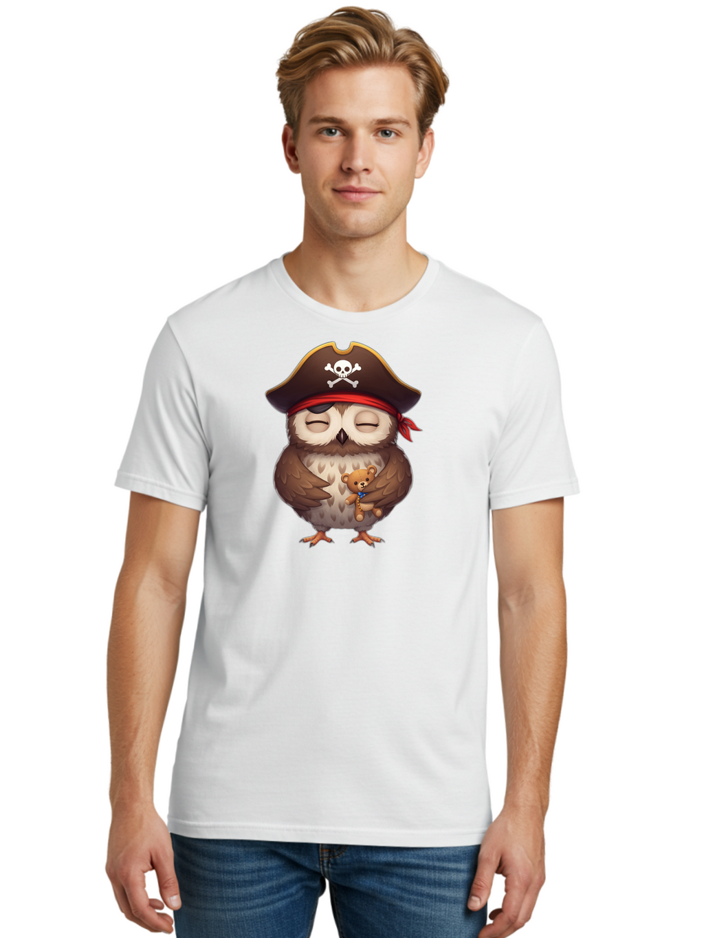 Owl-Pirate Men'S Graphic Tee, 100% Cotton, Comfortable Casual Summer Wear, Machine Washable, Vintage Camera, Old Camera, Antique Camera, Black Camera, Classic Photography, Photography Equipment, Nostalgic Device, Film Camera, Camera Art Baf933