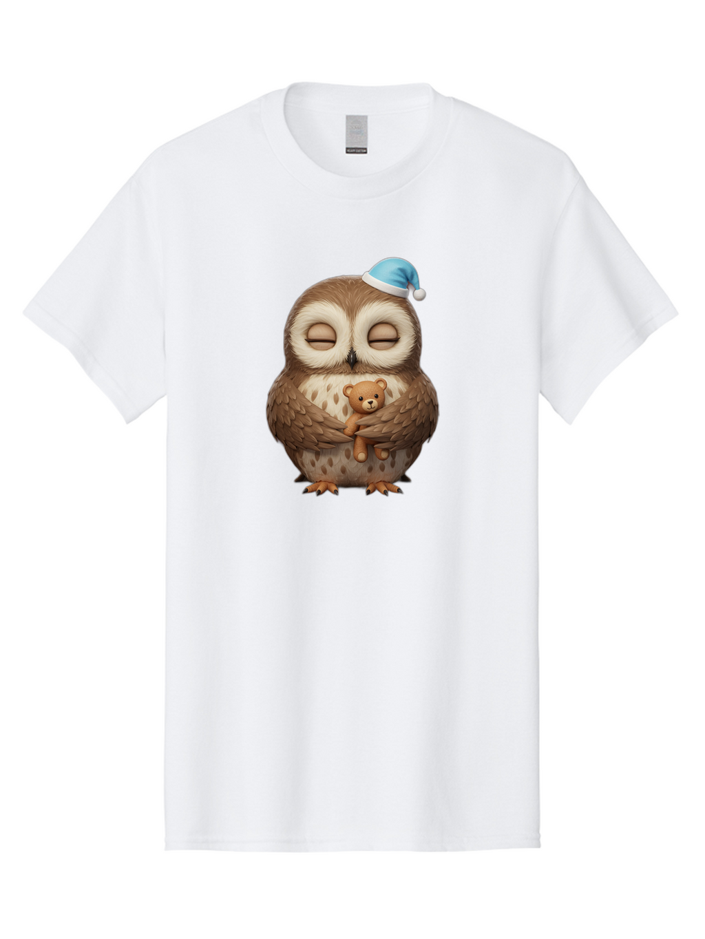 Owl-With-Teddy Men'S Graphic Tee, 100% Cotton, Comfortable Casual Summer Wear, Machine Washable, Vintage Camera, Old Camera, Antique Camera, Black Camera, Classic Photography, Photography Equipment, Nostalgic Device, Film Camera, Camera Art Baf941