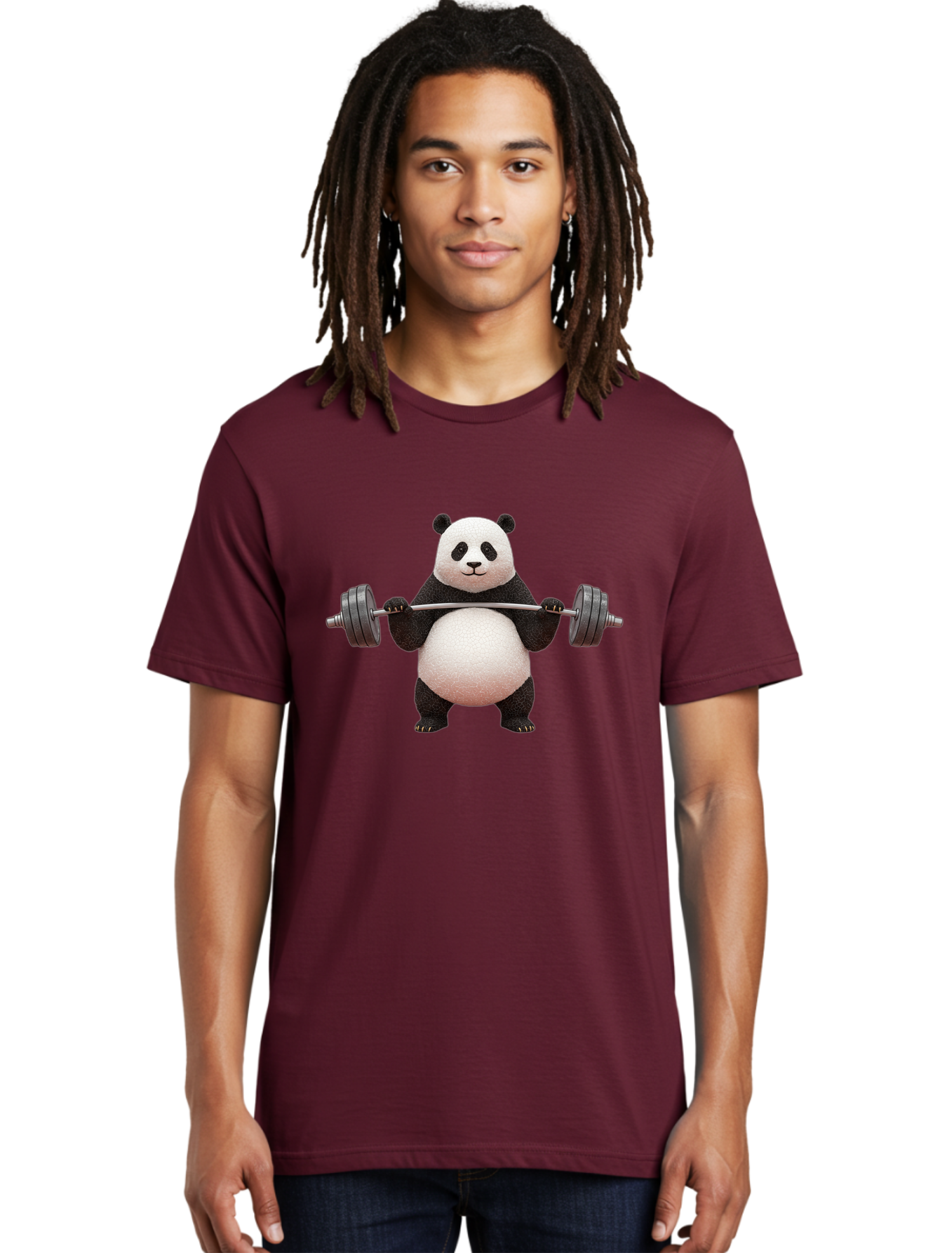 Panda-Lifting-Barbell Men'S Graphic Tee, 100% Cotton, Comfortable Casual Summer Wear, Machine Washable, Vintage Camera, Old Camera, Antique Camera, Black Camera, Classic Photography, Photography Equipment, Nostalgic Device, Film Camera, Baf945