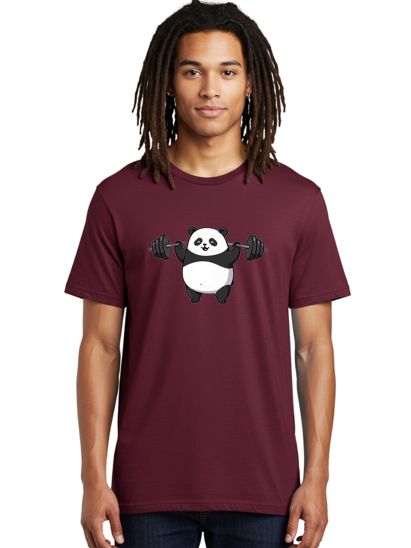 Panda-Lifting-Weights-1 Men'S Graphic Tee, 100% Cotton, Comfortable Casual Summer Wear, Machine Washable, Vintage Camera, Old Camera, Antique Camera, Black Camera, Classic Photography, Photography Equipment, Nostalgic Device, Film Camera, Baf953