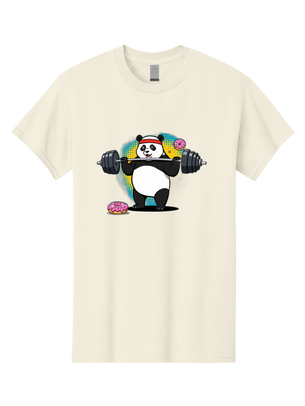 Panda-Lifting-Weights-2 Men'S Graphic Tee, 100% Cotton, Comfortable Casual Summer Wear, Machine Washable, Vintage Camera, Old Camera, Antique Camera, Black Camera, Classic Photography, Photography Equipment, Nostalgic Device, Film Camera, Baf954