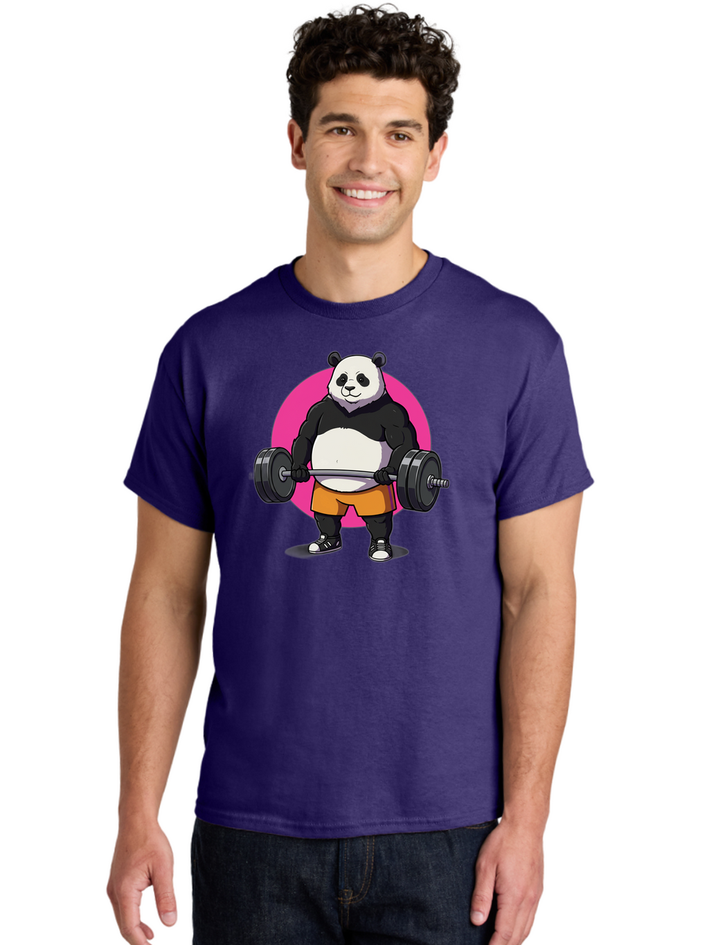 Panda-Lifting-Weights-4 Men'S Graphic Tee, 100% Cotton, Comfortable Casual Summer Wear, Machine Washable, Vintage Camera, Old Camera, Antique Camera, Black Camera, Classic Photography, Photography Equipment, Nostalgic Device, Film Camera, Baf956