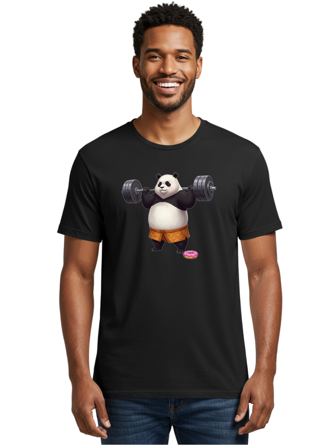 Panda-Lifting-Weights-5 Men'S Graphic Tee, 100% Cotton, Comfortable Casual Summer Wear, Machine Washable, Vintage Camera, Old Camera, Antique Camera, Black Camera, Classic Photography, Photography Equipment, Nostalgic Device, Film Camera, Baf957