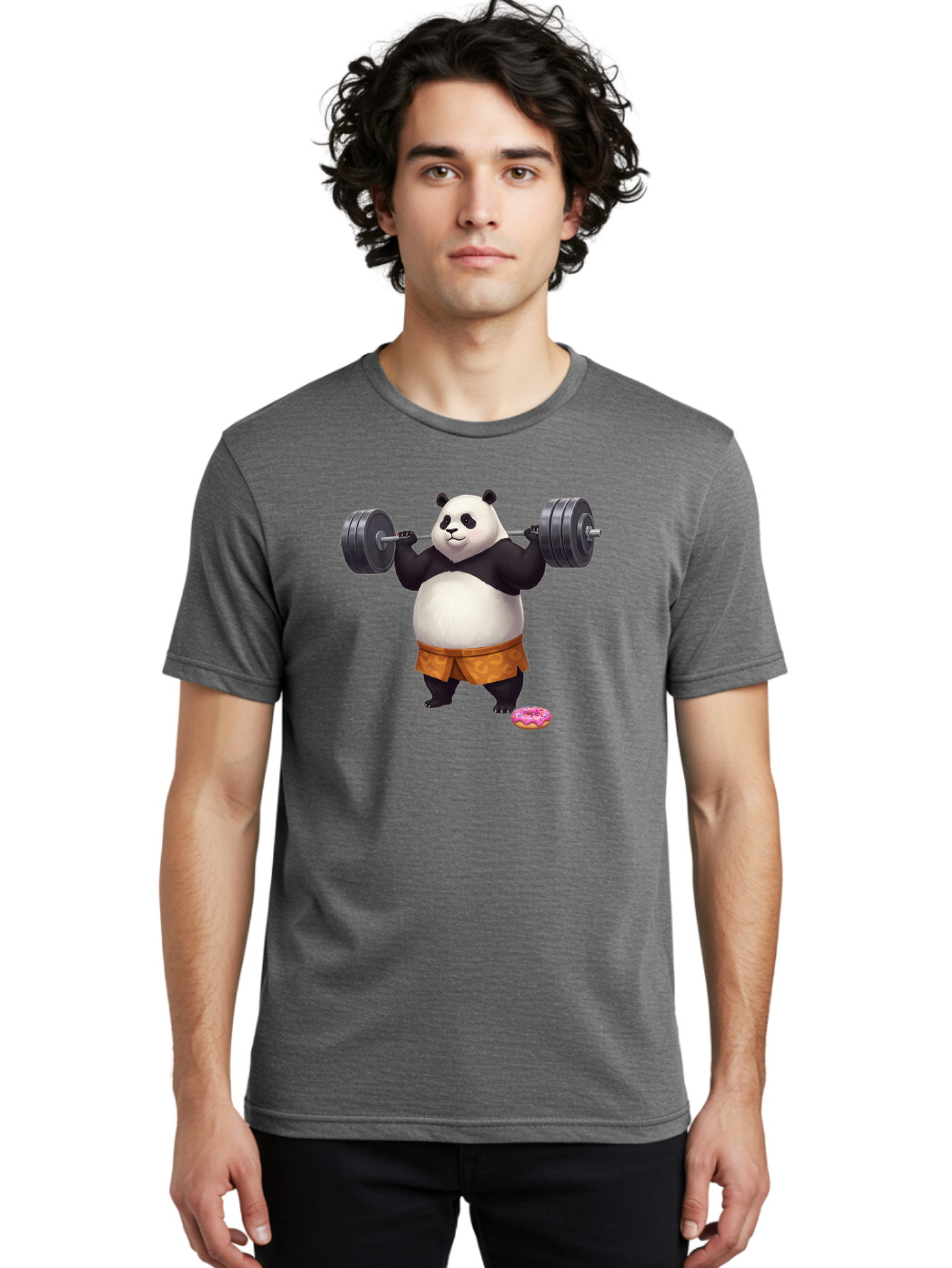 Panda-Lifting-Weights-5 Men'S Graphic Tee, 100% Cotton, Comfortable Casual Summer Wear, Machine Washable, Vintage Camera, Old Camera, Antique Camera, Black Camera, Classic Photography, Photography Equipment, Nostalgic Device, Film Camera, Baf957