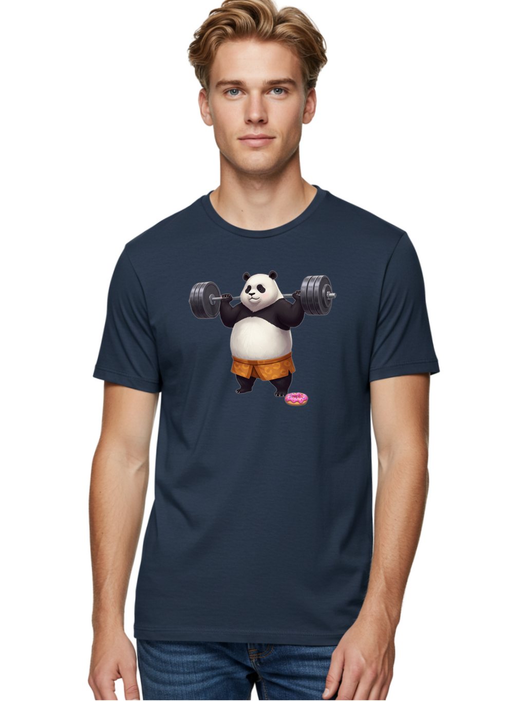 Panda-Lifting-Weights-5 Men'S Graphic Tee, 100% Cotton, Comfortable Casual Summer Wear, Machine Washable, Vintage Camera, Old Camera, Antique Camera, Black Camera, Classic Photography, Photography Equipment, Nostalgic Device, Film Camera, Baf957