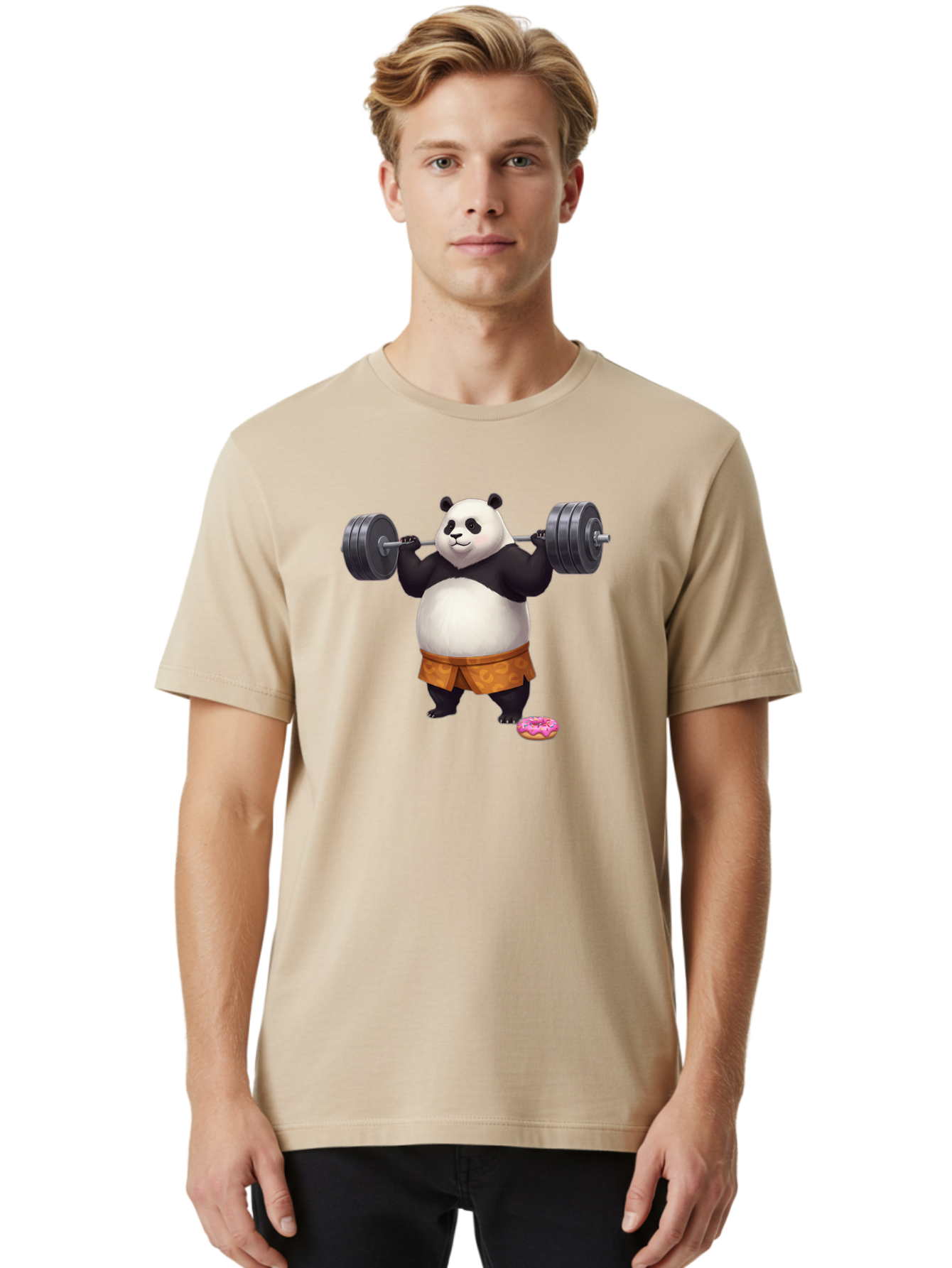 Panda-Lifting-Weights-5 Men'S Graphic Tee, 100% Cotton, Comfortable Casual Summer Wear, Machine Washable, Vintage Camera, Old Camera, Antique Camera, Black Camera, Classic Photography, Photography Equipment, Nostalgic Device, Film Camera, Baf957