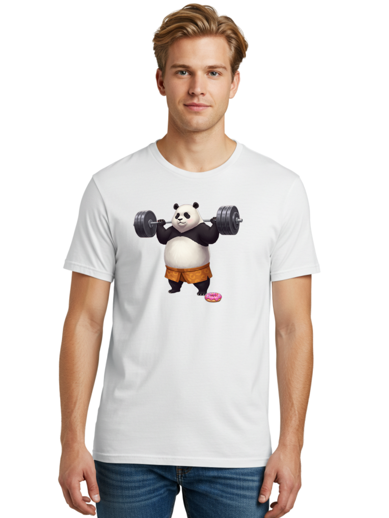 Panda-Lifting-Weights-5 Men'S Graphic Tee, 100% Cotton, Comfortable Casual Summer Wear, Machine Washable, Vintage Camera, Old Camera, Antique Camera, Black Camera, Classic Photography, Photography Equipment, Nostalgic Device, Film Camera, Baf957