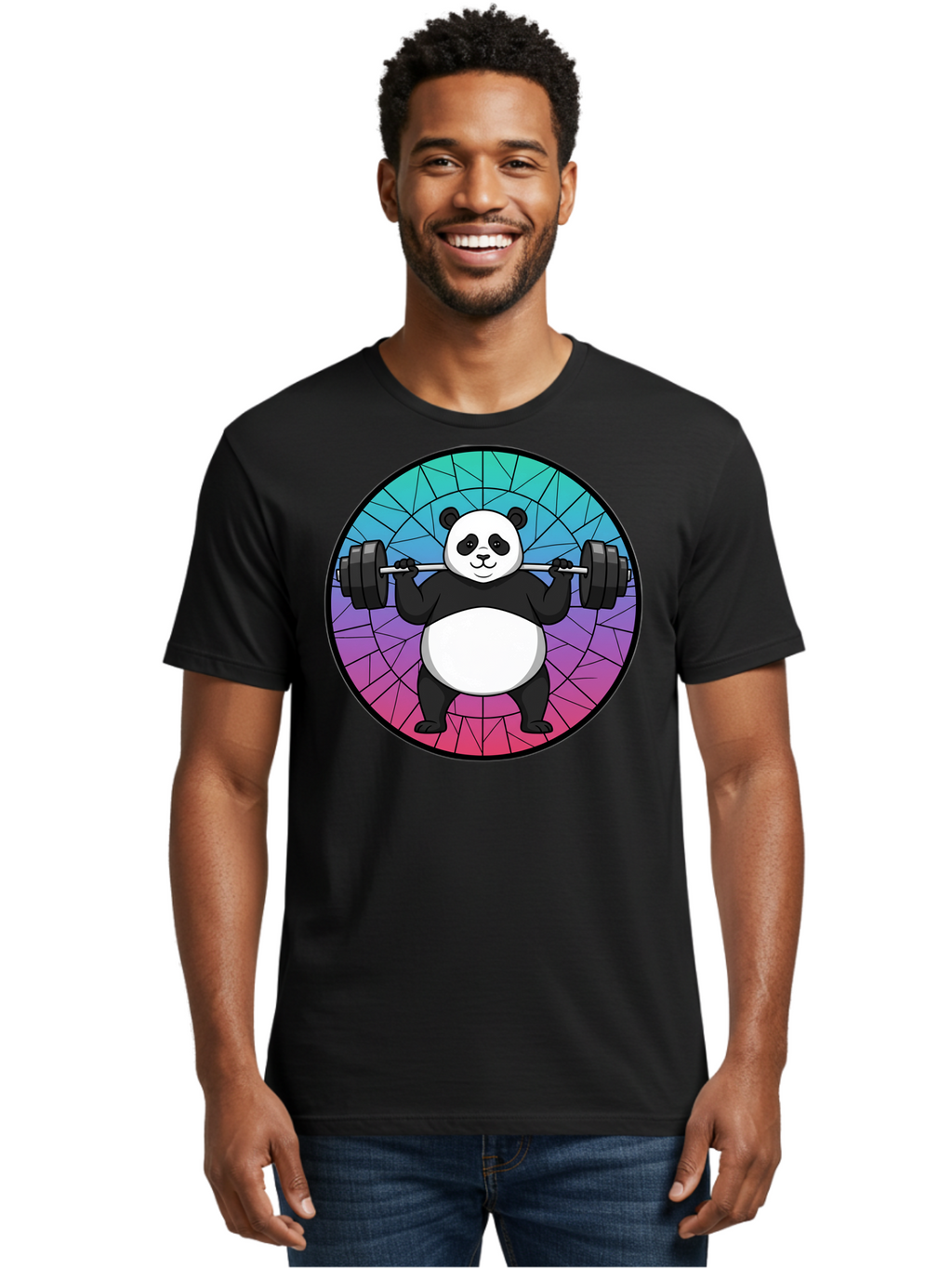 Panda-Lifting-Weights-6 Men'S Graphic Tee, 100% Cotton, Comfortable Casual Summer Wear, Machine Washable, Vintage Camera, Old Camera, Antique Camera, Black Camera, Classic Photography, Photography Equipment, Nostalgic Device, Film Camera, Baf958