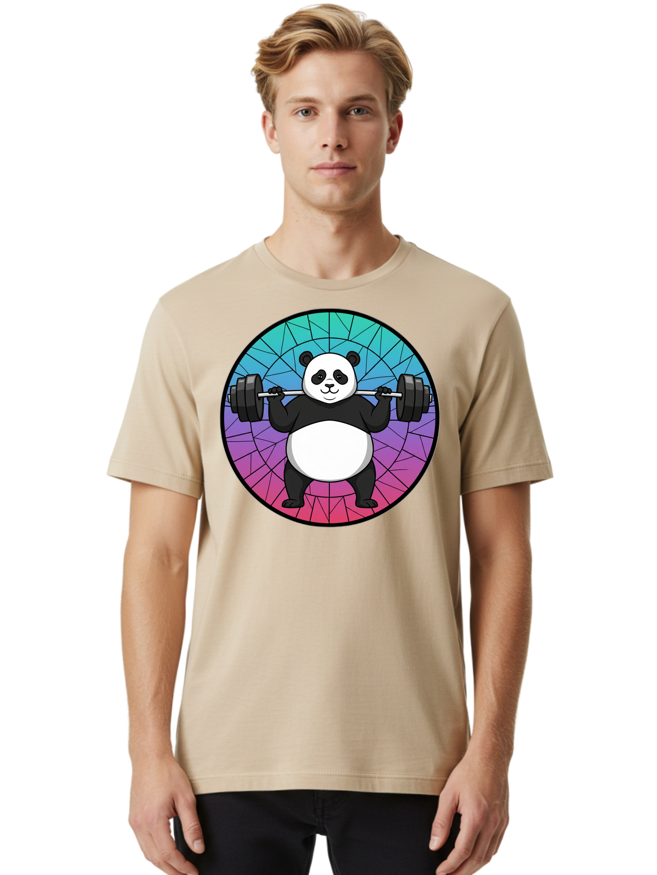 Panda-Lifting-Weights-6 Men'S Graphic Tee, 100% Cotton, Comfortable Casual Summer Wear, Machine Washable, Vintage Camera, Old Camera, Antique Camera, Black Camera, Classic Photography, Photography Equipment, Nostalgic Device, Film Camera, Baf958
