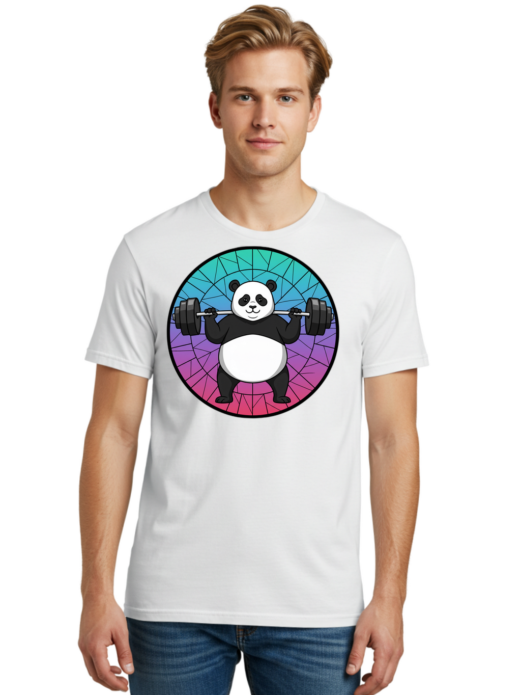 Panda-Lifting-Weights-6 Men'S Graphic Tee, 100% Cotton, Comfortable Casual Summer Wear, Machine Washable, Vintage Camera, Old Camera, Antique Camera, Black Camera, Classic Photography, Photography Equipment, Nostalgic Device, Film Camera, Baf958