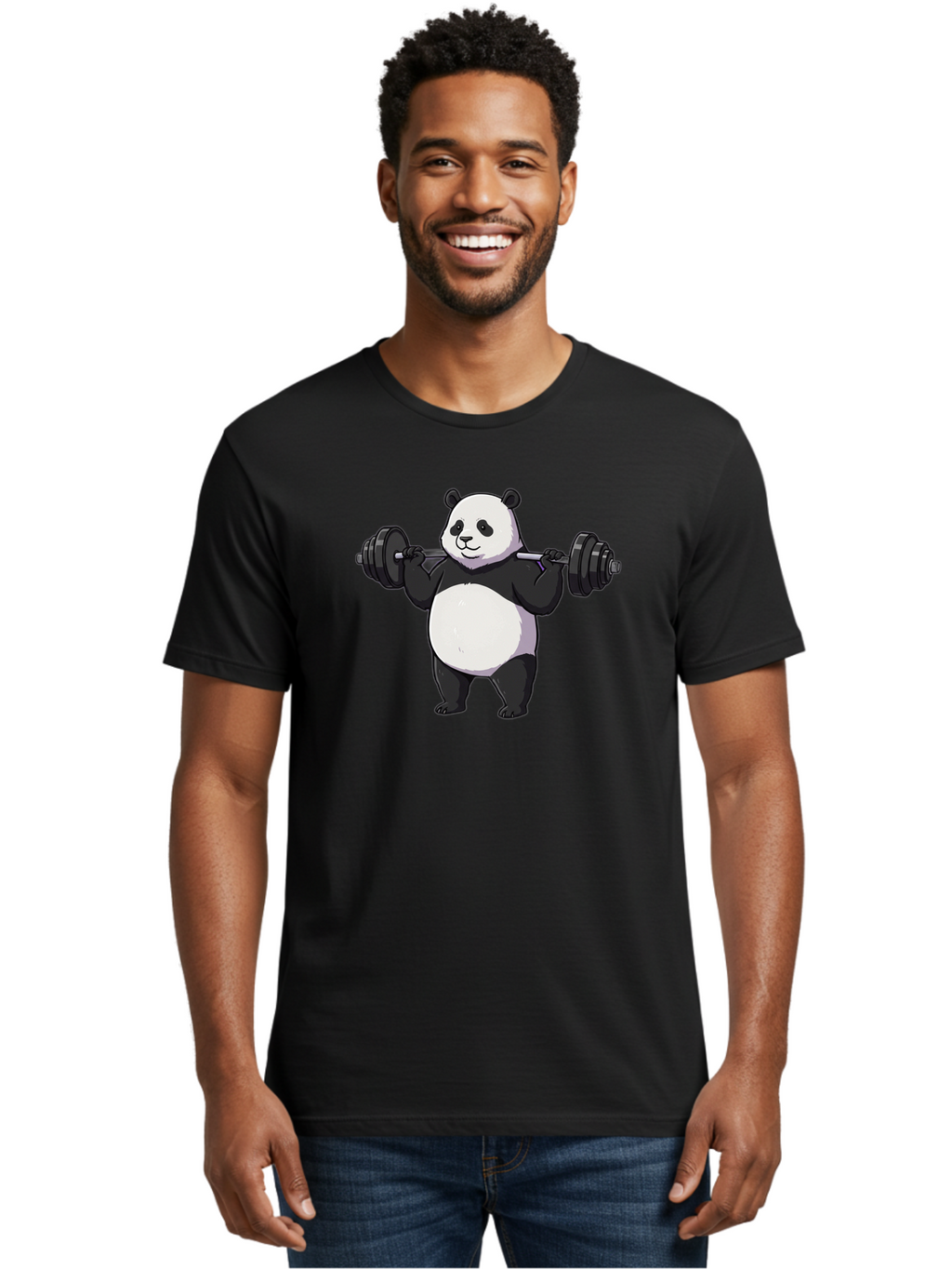 Panda-Lifting-Weights-8 Men'S Graphic Tee, 100% Cotton, Comfortable Casual Summer Wear, Machine Washable, Vintage Camera, Old Camera, Antique Camera, Black Camera, Classic Photography, Photography Equipment, Nostalgic Device, Film Camera, Baf960