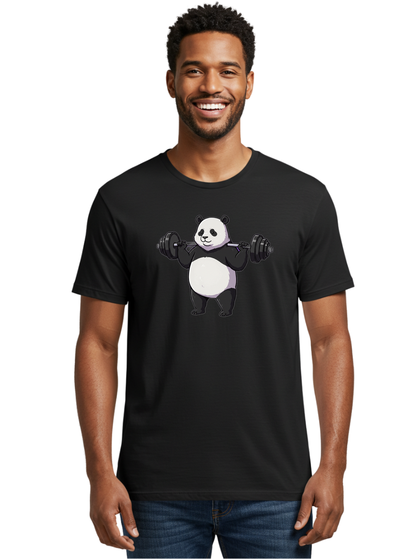 Panda-Lifting-Weights-8 Men'S Graphic Tee, 100% Cotton, Comfortable Casual Summer Wear, Machine Washable, Vintage Camera, Old Camera, Antique Camera, Black Camera, Classic Photography, Photography Equipment, Nostalgic Device, Film Camera, Baf960