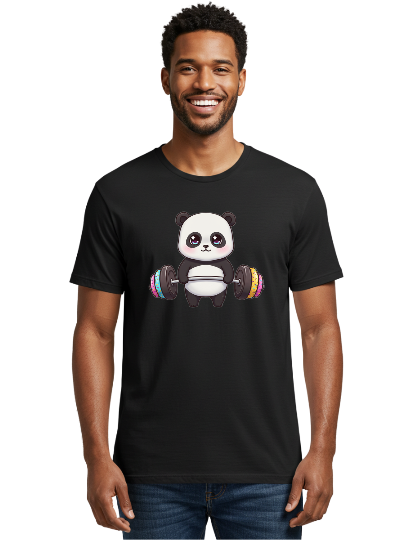 Panda-Lifting-Weights Men'S Graphic Tee, 100% Cotton, Comfortable Casual Summer Wear, Machine Washable, Vintage Camera, Old Camera, Antique Camera, Black Camera, Classic Photography, Photography Equipment, Nostalgic Device, Film Camera, Baf962