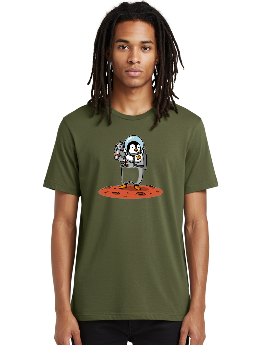 Penguin-Astronaut Men'S Graphic Tee, 100% Cotton, Comfortable Casual Summer Wear, Machine Washable, Vintage Camera, Old Camera, Antique Camera, Black Camera, Classic Photography, Photography Equipment, Nostalgic Device, Film Camera, Camera Art Baf965