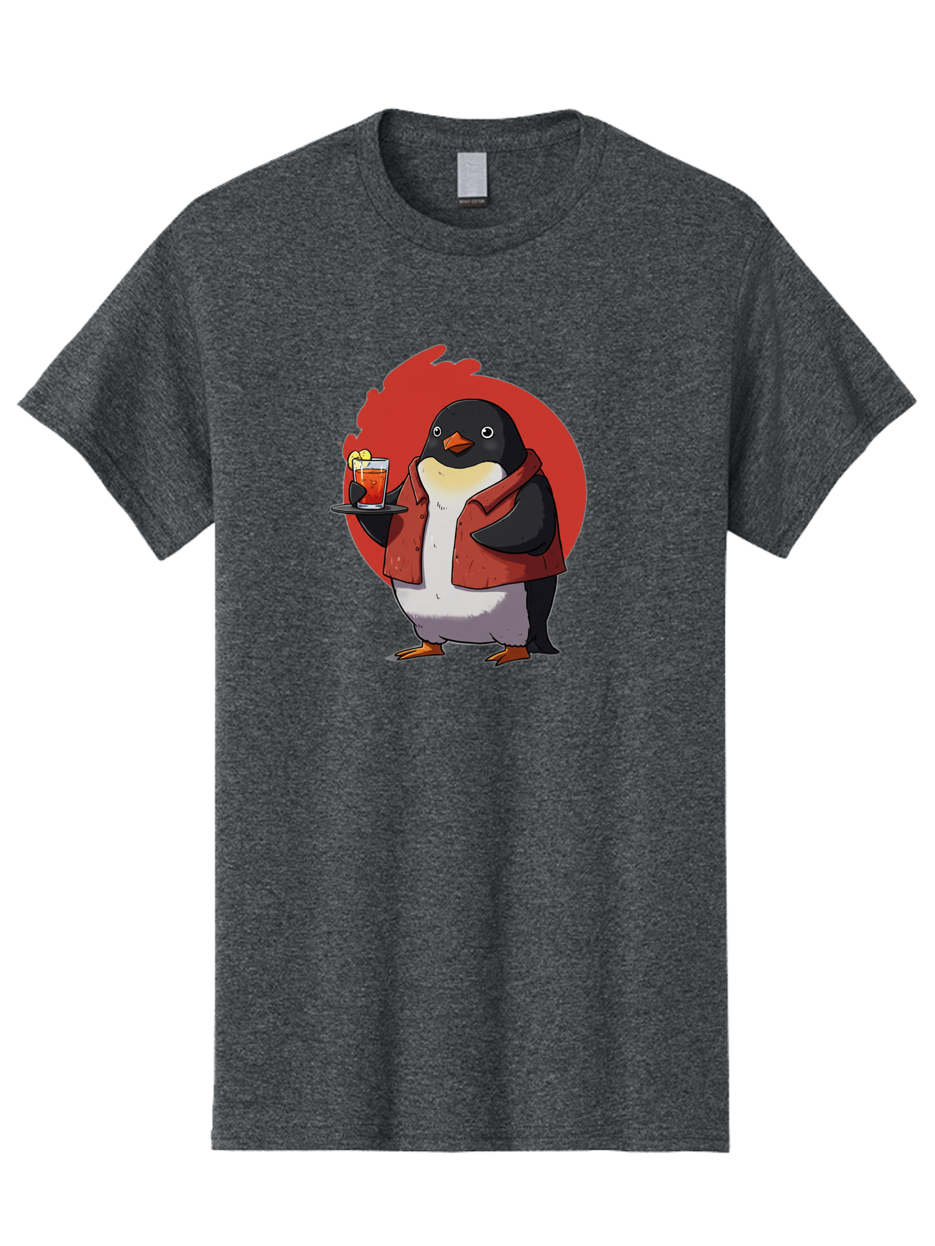 Penguin-Bartender-10 Men'S Graphic Tee, 100% Cotton, Comfortable Casual Summer Wear, Machine Washable, Vintage Camera, Old Camera, Antique Camera, Black Camera, Classic Photography, Photography Equipment, Nostalgic Device, Film Camera, Baf967