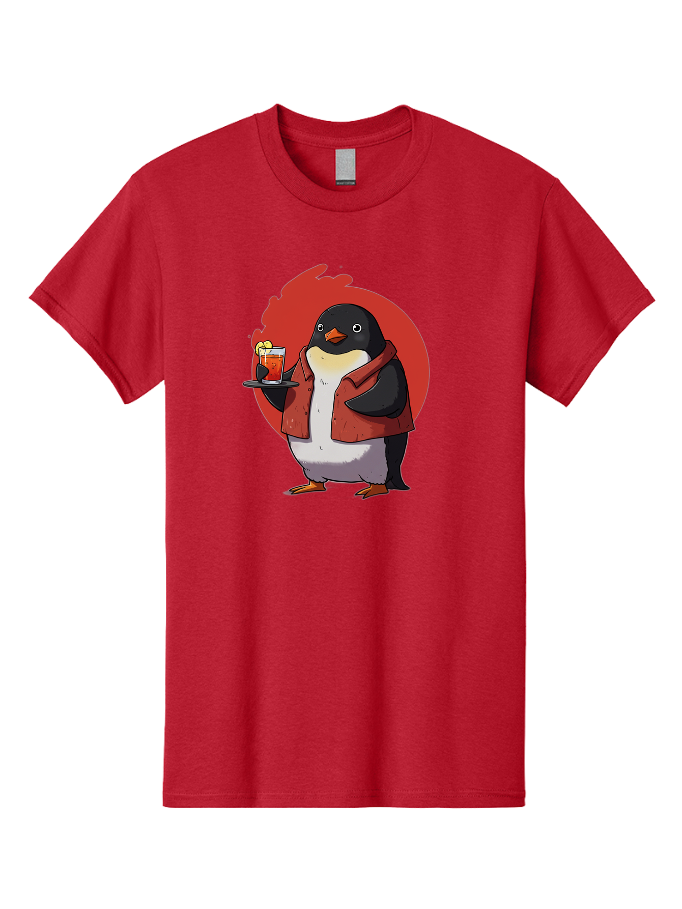 Penguin-Bartender-10 Men'S Graphic Tee, 100% Cotton, Comfortable Casual Summer Wear, Machine Washable, Vintage Camera, Old Camera, Antique Camera, Black Camera, Classic Photography, Photography Equipment, Nostalgic Device, Film Camera, Baf967