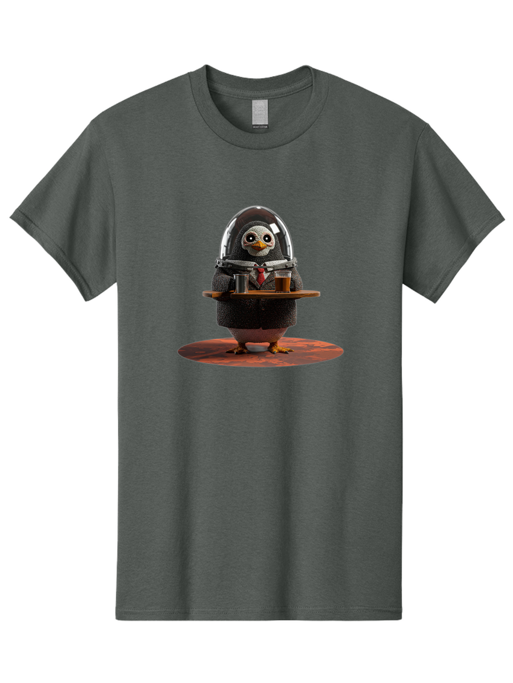 Penguin-Waiter-3 Men'S Graphic Tee, 100% Cotton, Comfortable Casual Summer Wear, Machine Washable, Vintage Camera, Old Camera, Antique Camera, Black Camera, Classic Photography, Photography Equipment, Nostalgic Device, Film Camera, Camera Art Baf990
