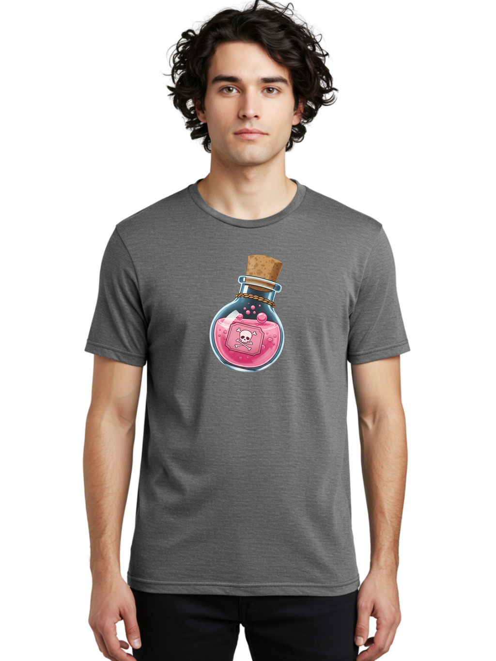 Poison-Bottle Men'S Graphic Tee, 100% Cotton, Comfortable Casual Summer Wear, Machine Washable, Vintage Camera, Old Camera, Antique Camera, Black Camera, Classic Photography, Photography Equipment, Nostalgic Device, Film Camera, Camera Art Baf997