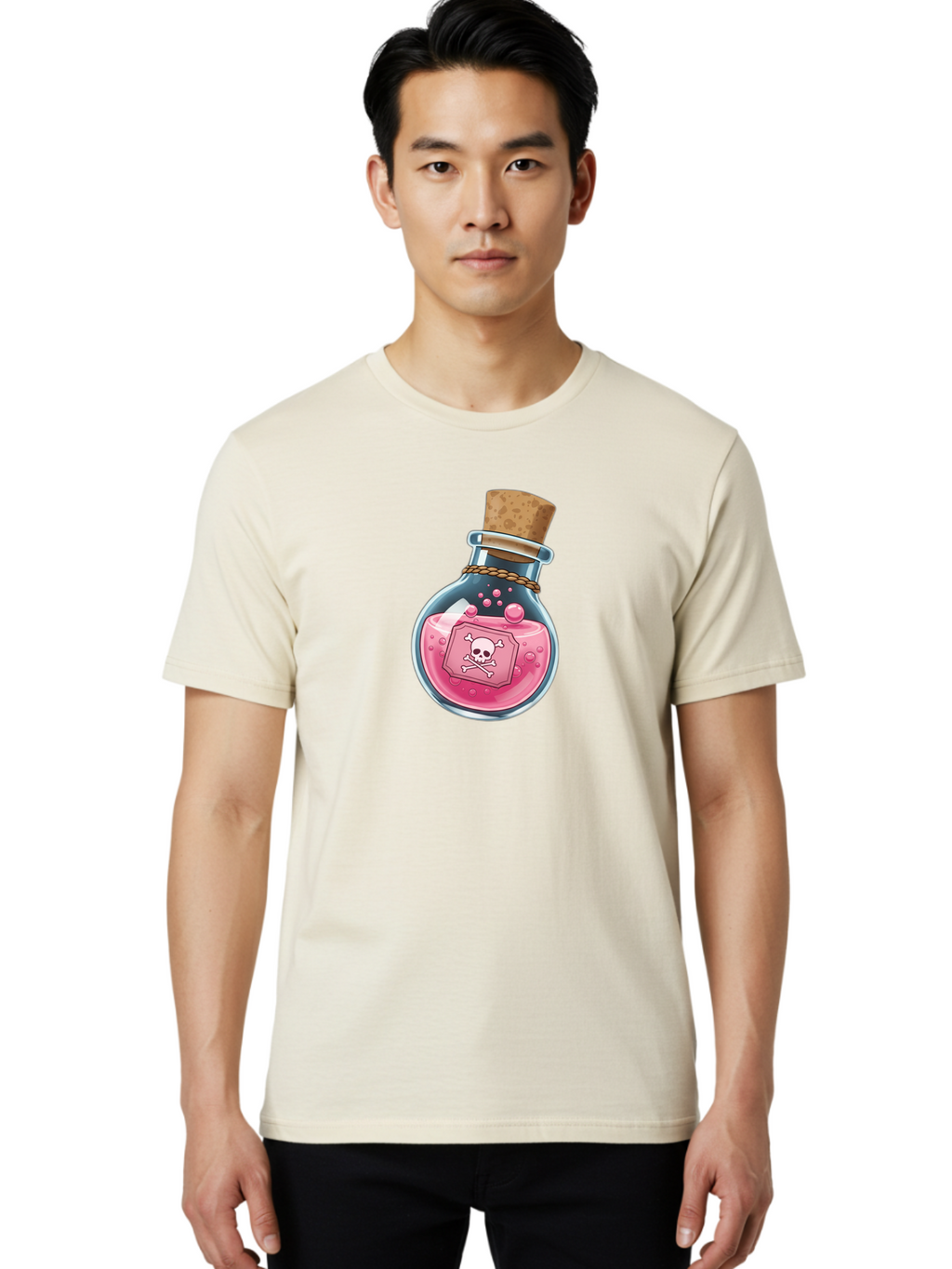 Poison-Bottle Men'S Graphic Tee, 100% Cotton, Comfortable Casual Summer Wear, Machine Washable, Vintage Camera, Old Camera, Antique Camera, Black Camera, Classic Photography, Photography Equipment, Nostalgic Device, Film Camera, Camera Art Baf997