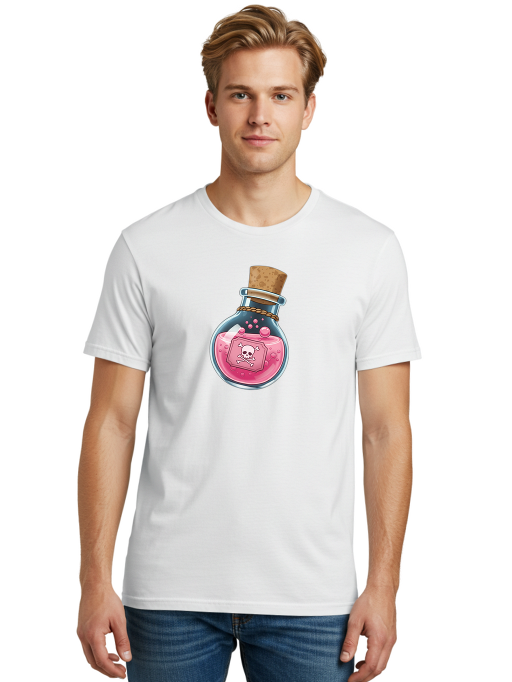 Poison-Bottle Men'S Graphic Tee, 100% Cotton, Comfortable Casual Summer Wear, Machine Washable, Vintage Camera, Old Camera, Antique Camera, Black Camera, Classic Photography, Photography Equipment, Nostalgic Device, Film Camera, Camera Art Baf997