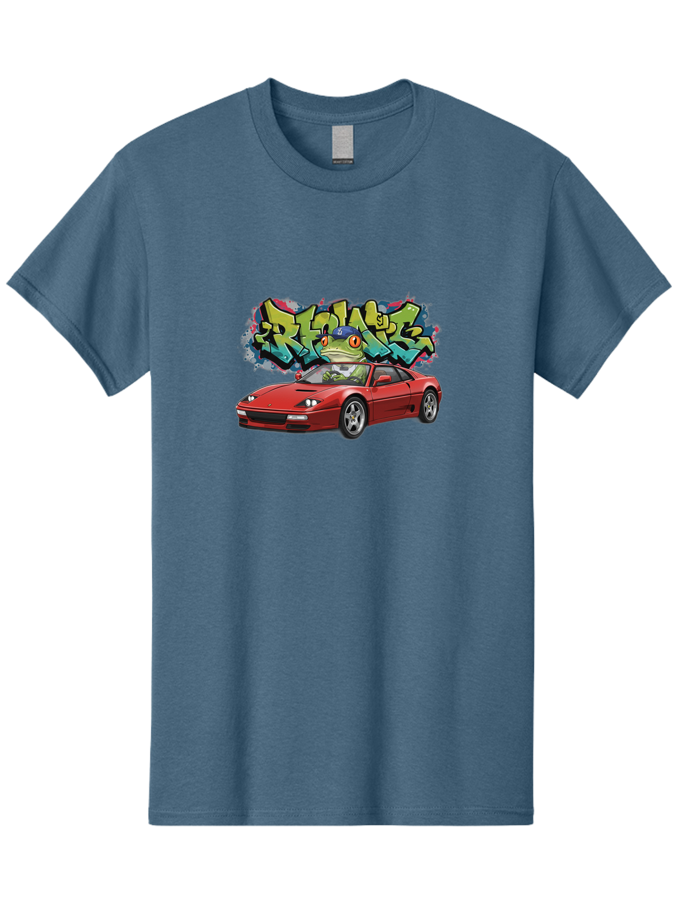 Ribbit-Ferrari Men'S Graphic Tee, 100% Cotton, Comfortable Casual Summer Wear, Machine Washable, Vintage Camera, Old Camera, Antique Camera, Black Camera, Classic Photography, Photography Equipment, Nostalgic Device, Film Camera, Camera Art Bag002
