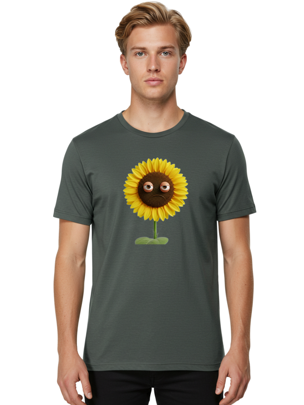 Sad-Sunflower Men'S Graphic Tee, 100% Cotton, Comfortable Casual Summer Wear, Machine Washable, Vintage Camera, Old Camera, Antique Camera, Black Camera, Classic Photography, Photography Equipment, Nostalgic Device, Film Camera, Camera Art Bag006