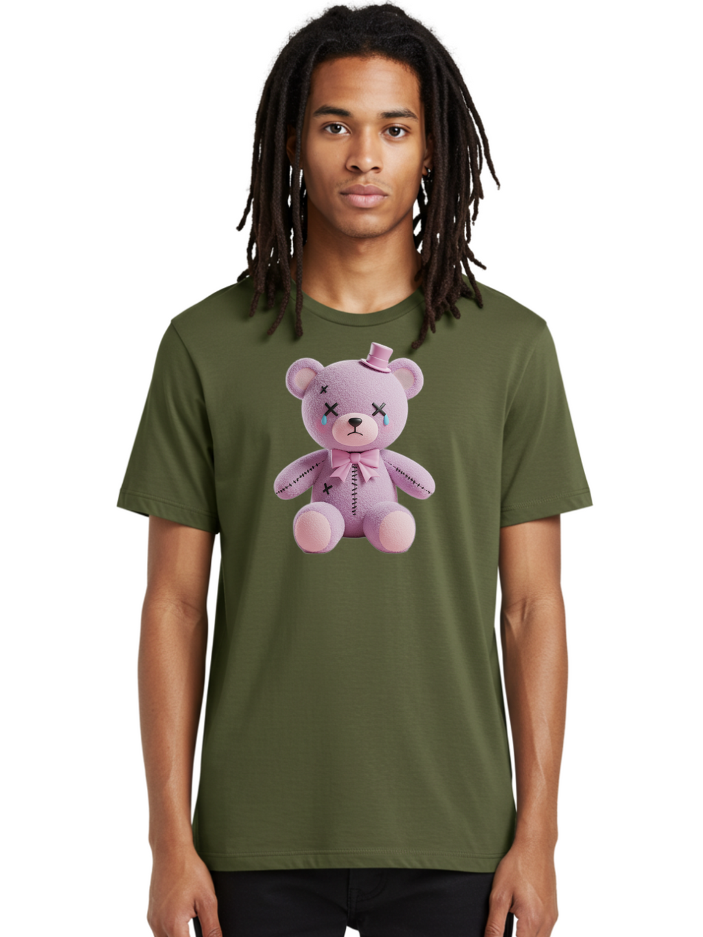 Sad-Teddy Men'S Graphic Tee, 100% Cotton, Comfortable Casual Summer Wear, Machine Washable, Vintage Camera, Old Camera, Antique Camera, Black Camera, Classic Photography, Photography Equipment, Nostalgic Device, Film Camera, Camera Art Bag007
