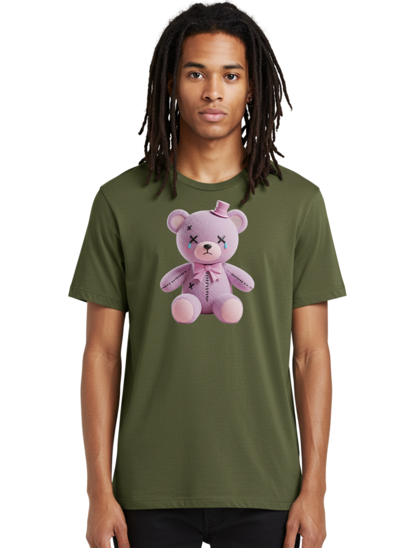 Sad-Teddy Men'S Graphic Tee, 100% Cotton, Comfortable Casual Summer Wear, Machine Washable, Vintage Camera, Old Camera, Antique Camera, Black Camera, Classic Photography, Photography Equipment, Nostalgic Device, Film Camera, Camera Art Bag007