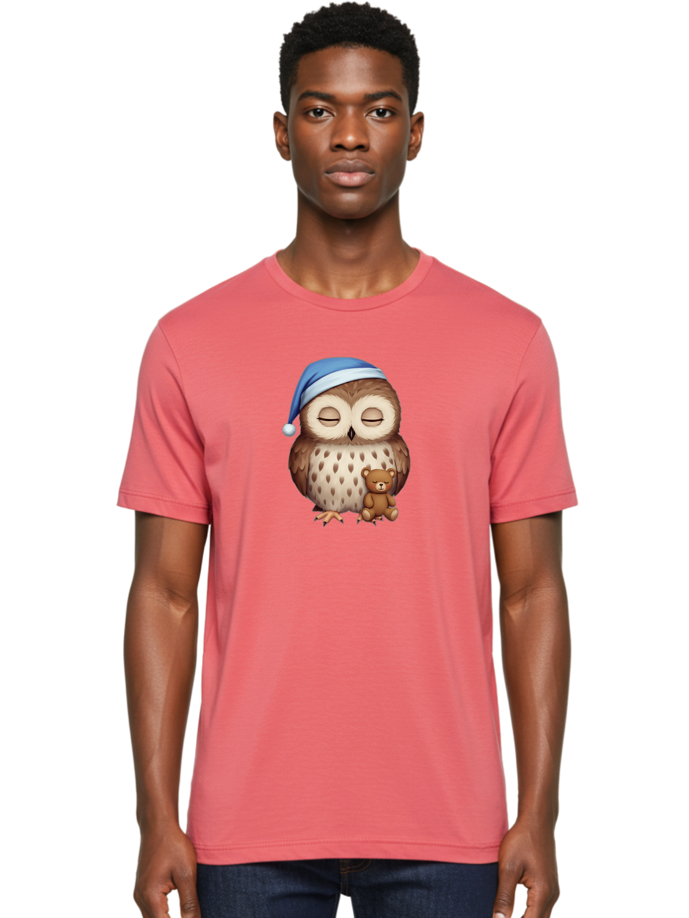 Sleeping-Owl-With-Teddy Men'S Graphic Tee, 100% Cotton, Comfortable Casual Summer Wear, Machine Washable, Vintage Camera, Old Camera, Antique Camera, Black Camera, Classic Photography, Photography Equipment, Nostalgic Device, Film Camera, Bag013