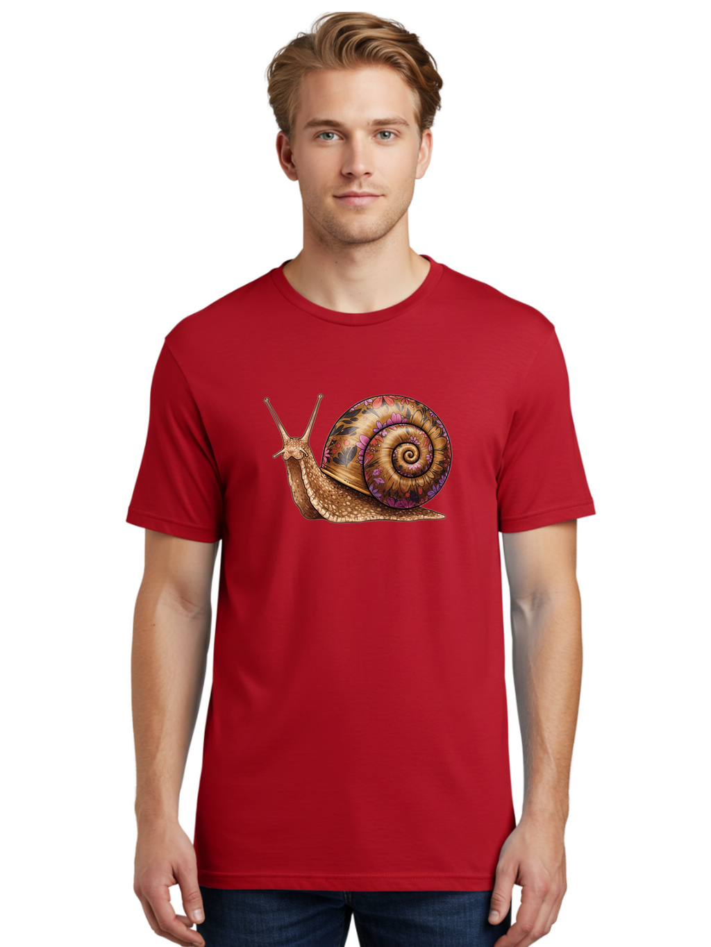 Snail-1 Men'S Graphic Tee, 100% Cotton, Comfortable Casual Summer Wear, Machine Washable, Vintage Camera, Old Camera, Antique Camera, Black Camera, Classic Photography, Photography Equipment, Nostalgic Device, Film Camera, Camera Art Bag015