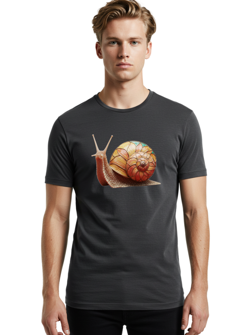 Snail-2 Men'S Graphic Tee, 100% Cotton, Comfortable Casual Summer Wear, Machine Washable, Vintage Camera, Old Camera, Antique Camera, Black Camera, Classic Photography, Photography Equipment, Nostalgic Device, Film Camera, Camera Art Bag016