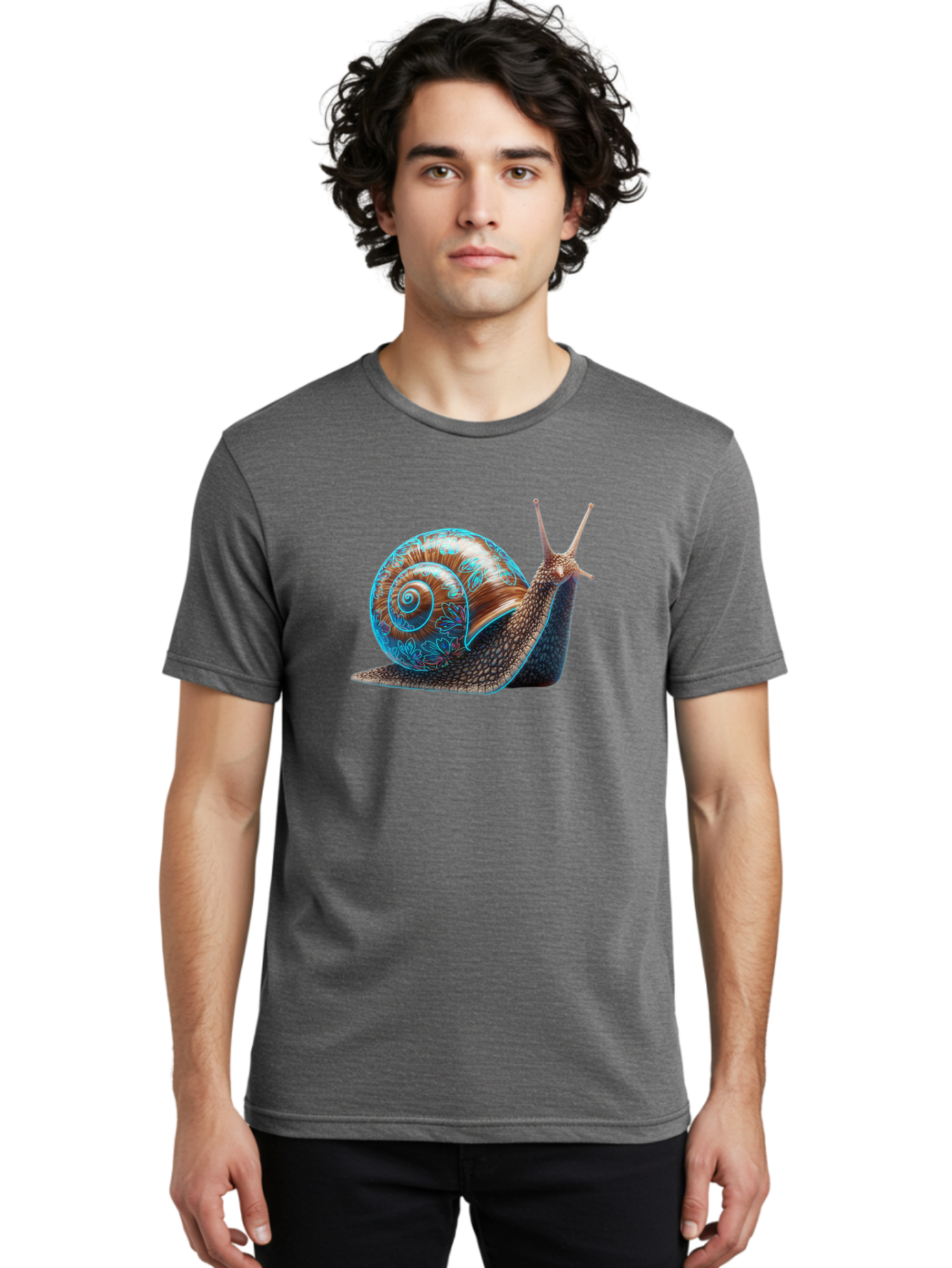 Snail-3 Men'S Graphic Tee, 100% Cotton, Comfortable Casual Summer Wear, Machine Washable, Vintage Camera, Old Camera, Antique Camera, Black Camera, Classic Photography, Photography Equipment, Nostalgic Device, Film Camera, Camera Art Bag017
