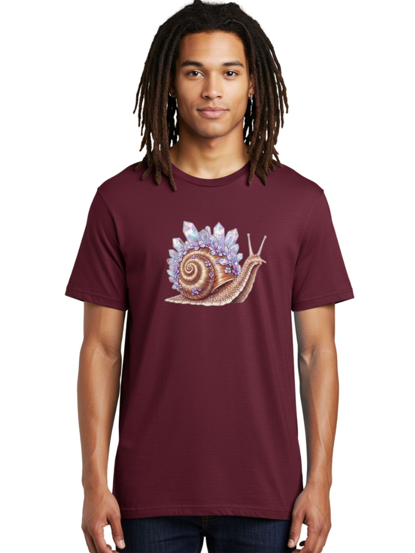 Snail-With-Crystals Men'S Graphic Tee, 100% Cotton, Comfortable Casual Summer Wear, Machine Washable, Vintage Camera, Old Camera, Antique Camera, Black Camera, Classic Photography, Photography Equipment, Nostalgic Device, Film Camera, Bag019
