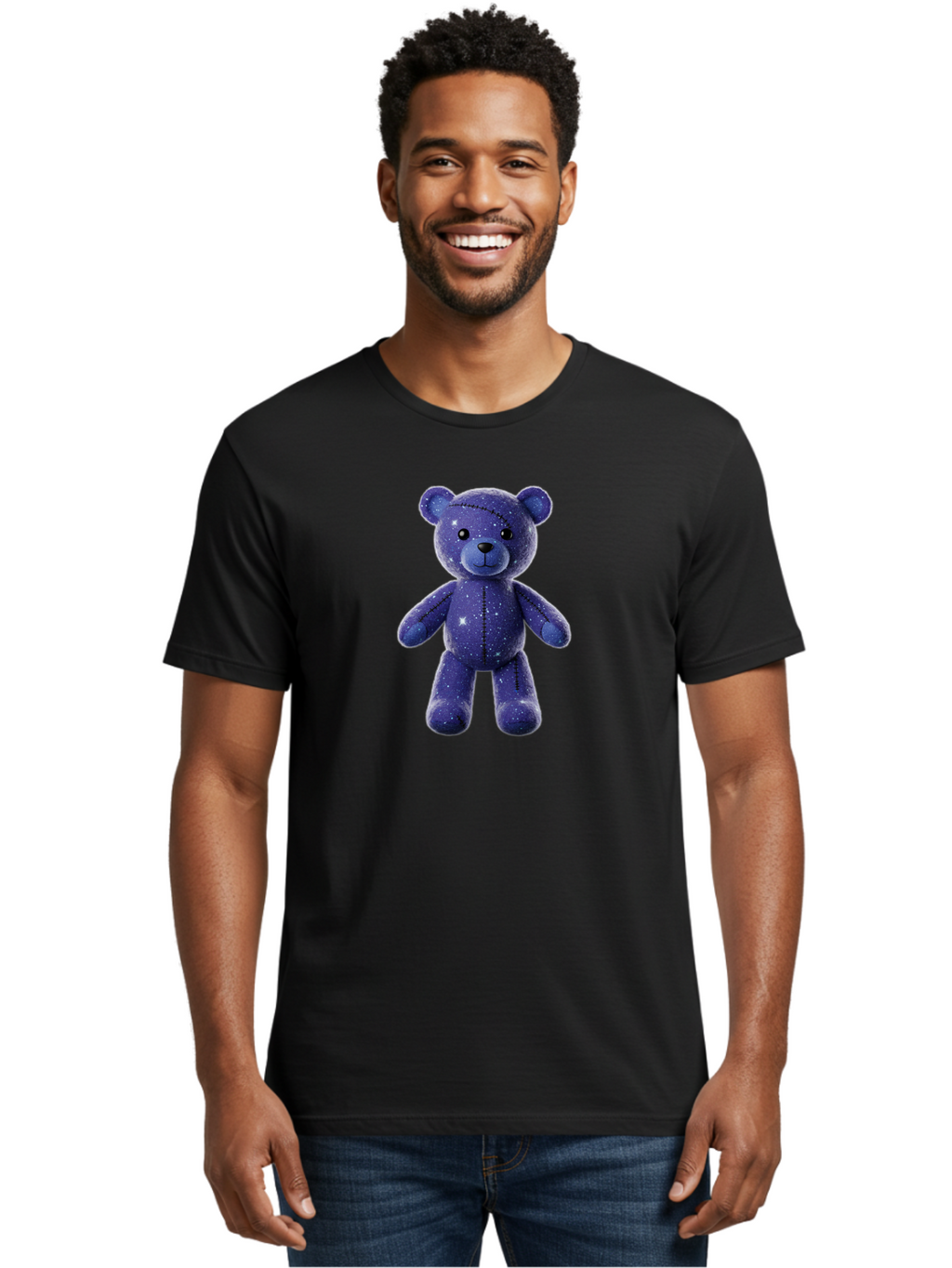Starry-Teddy-Bear Men'S Graphic Tee, 100% Cotton, Comfortable Casual Summer Wear, Machine Washable, Vintage Camera, Old Camera, Antique Camera, Black Camera, Classic Photography, Photography Equipment, Nostalgic Device, Film Camera, Camera Art Bag033