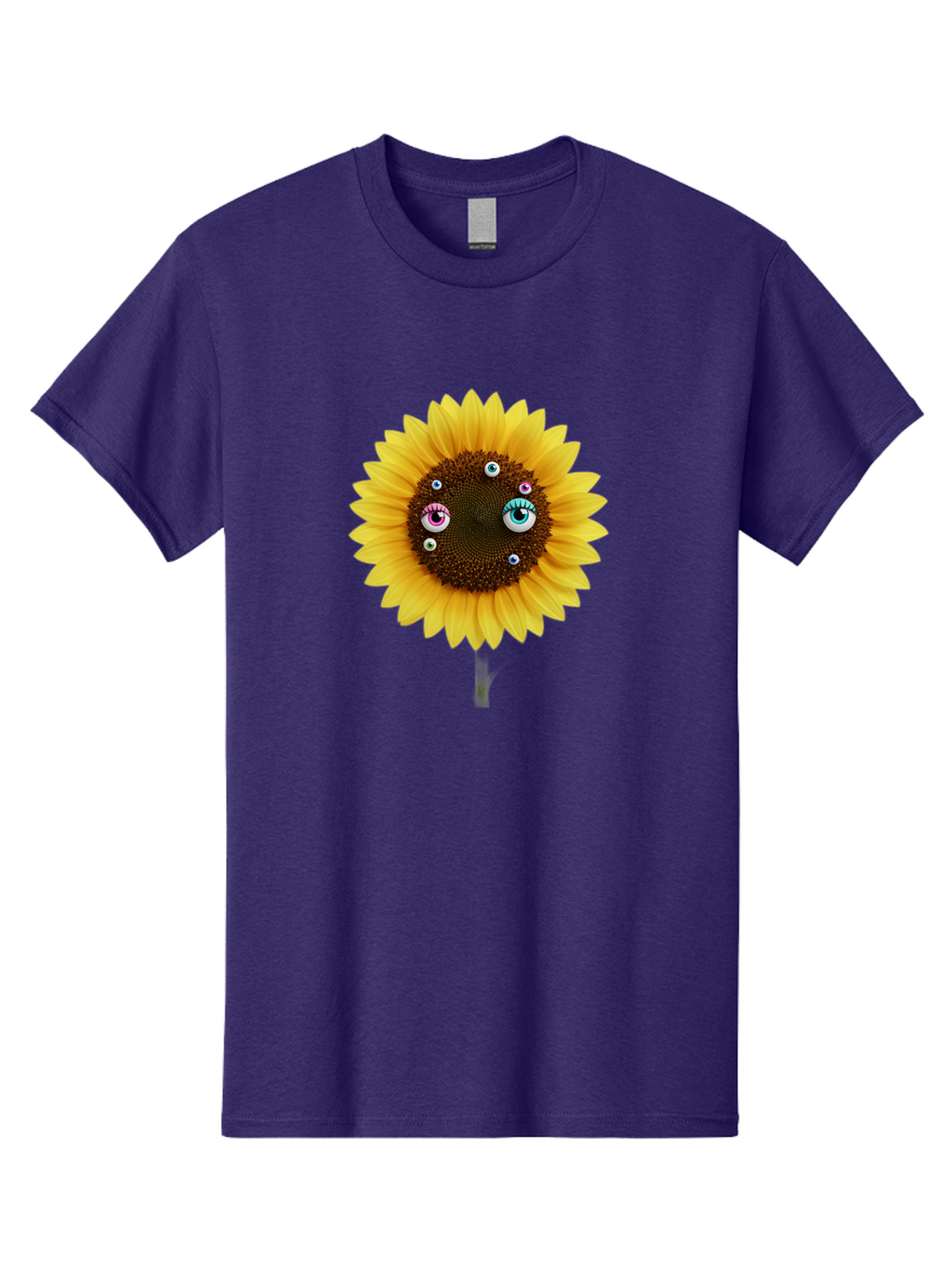 Sunflower-Eyes-1 Men'S Graphic Tee, 100% Cotton, Comfortable Casual Summer Wear, Machine Washable, Vintage Camera, Old Camera, Antique Camera, Black Camera, Classic Photography, Photography Equipment, Nostalgic Device, Film Camera, Camera Art Bag037