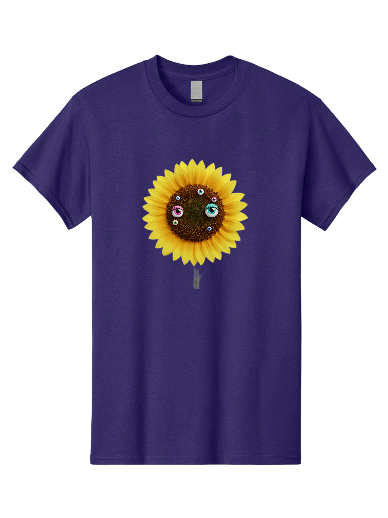 Sunflower-Eyes-1 Men'S Graphic Tee, 100% Cotton, Comfortable Casual Summer Wear, Machine Washable, Vintage Camera, Old Camera, Antique Camera, Black Camera, Classic Photography, Photography Equipment, Nostalgic Device, Film Camera, Camera Art Bag037