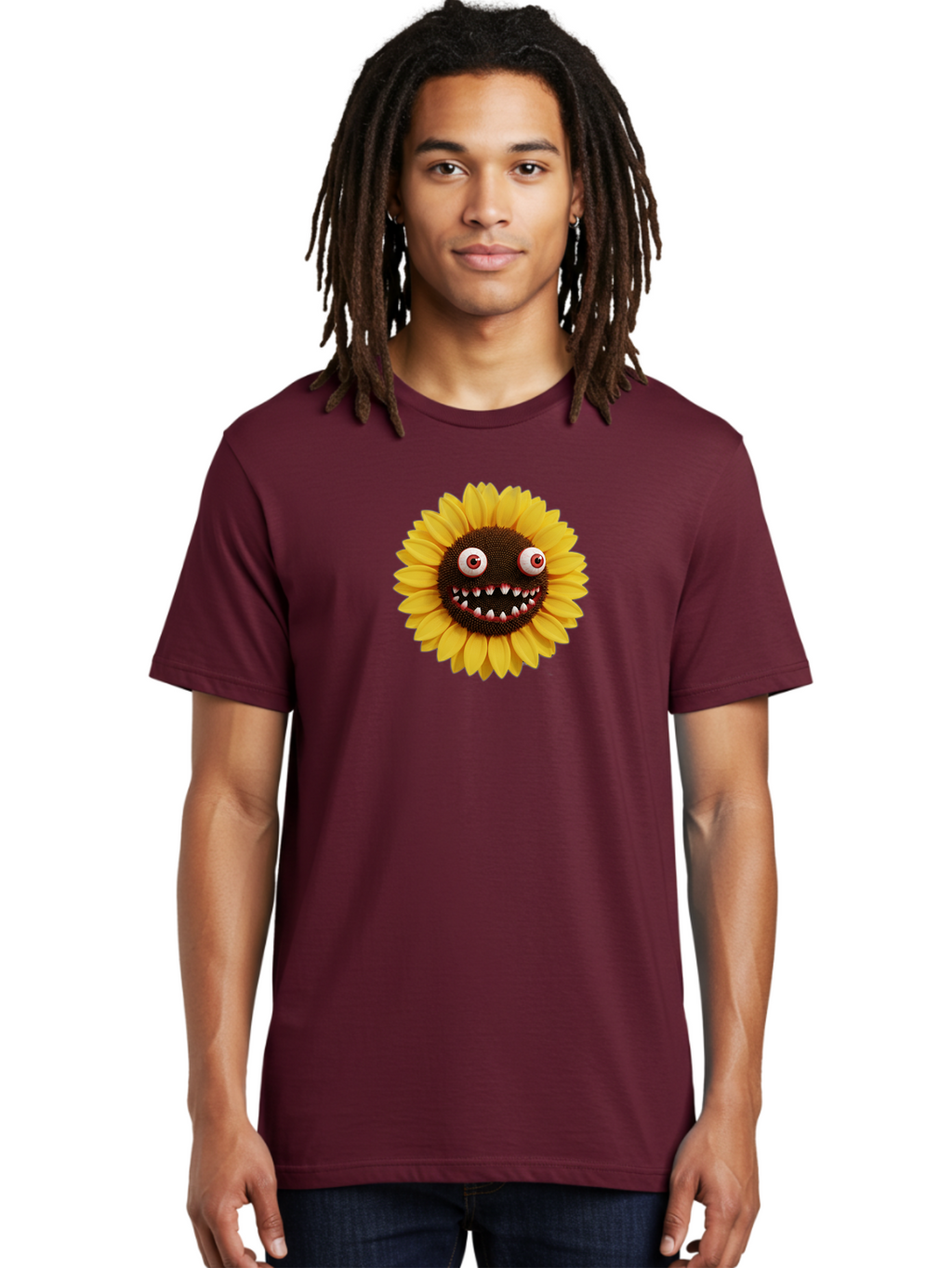 Sunflower-Monster Men'S Graphic Tee, 100% Cotton, Comfortable Casual Summer Wear, Machine Washable, Vintage Camera, Old Camera, Antique Camera, Black Camera, Classic Photography, Photography Equipment, Nostalgic Device, Film Camera, Camera Art Bag039