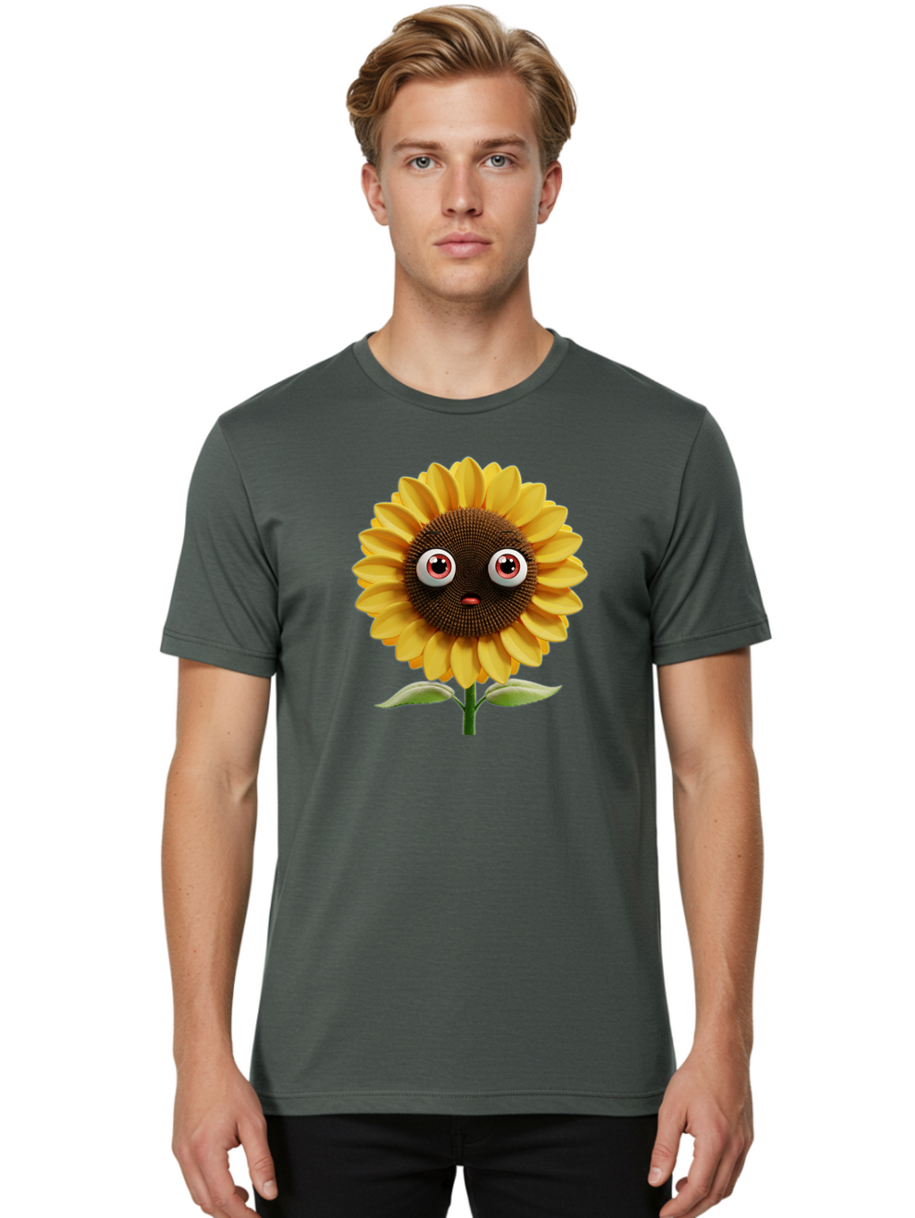 Surprised-Sunflower Men'S Graphic Tee, 100% Cotton, Comfortable Casual Summer Wear, Machine Washable, Vintage Camera, Old Camera, Antique Camera, Black Camera, Classic Photography, Photography Equipment, Nostalgic Device, Film Camera, Bag051