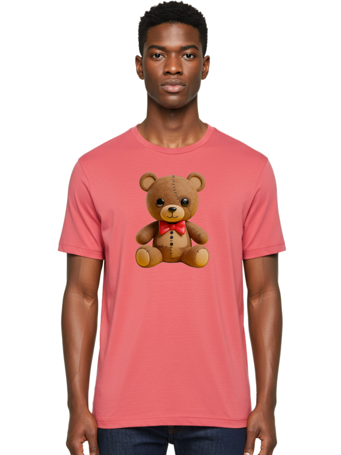 Teddy-Bear Men'S Graphic Tee, 100% Cotton, Comfortable Casual Summer Wear, Machine Washable, Vintage Camera, Old Camera, Antique Camera, Black Camera, Classic Photography, Photography Equipment, Nostalgic Device, Film Camera, Camera Art Bag060