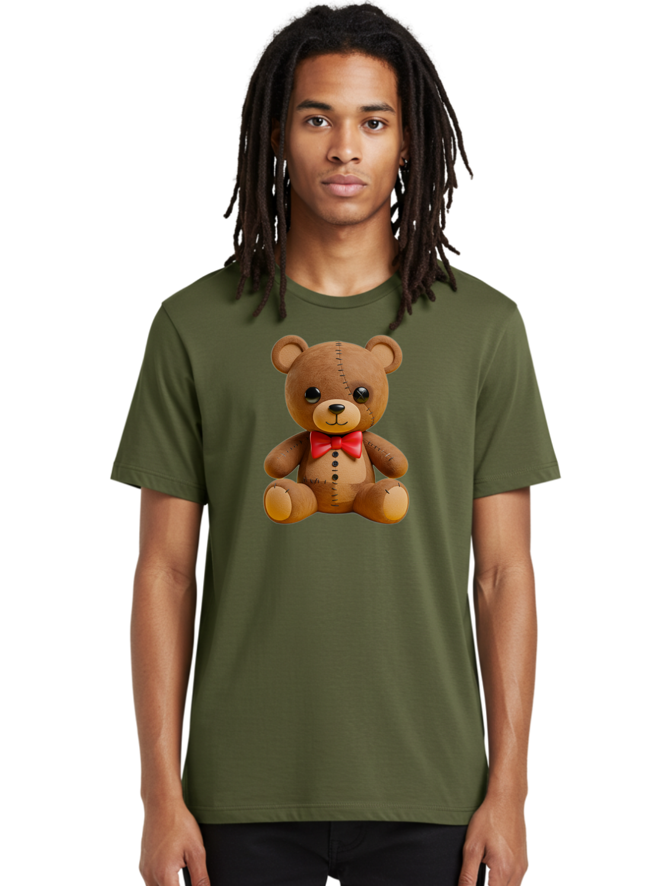 Teddy-Bear Men'S Graphic Tee, 100% Cotton, Comfortable Casual Summer Wear, Machine Washable, Vintage Camera, Old Camera, Antique Camera, Black Camera, Classic Photography, Photography Equipment, Nostalgic Device, Film Camera, Camera Art Bag060