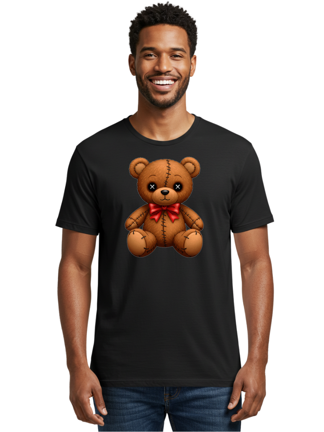 Teddy-Voodoo Men'S Graphic Tee, 100% Cotton, Comfortable Casual Summer Wear, Machine Washable, Vintage Camera, Old Camera, Antique Camera, Black Camera, Classic Photography, Photography Equipment, Nostalgic Device, Film Camera, Camera Art Bag064