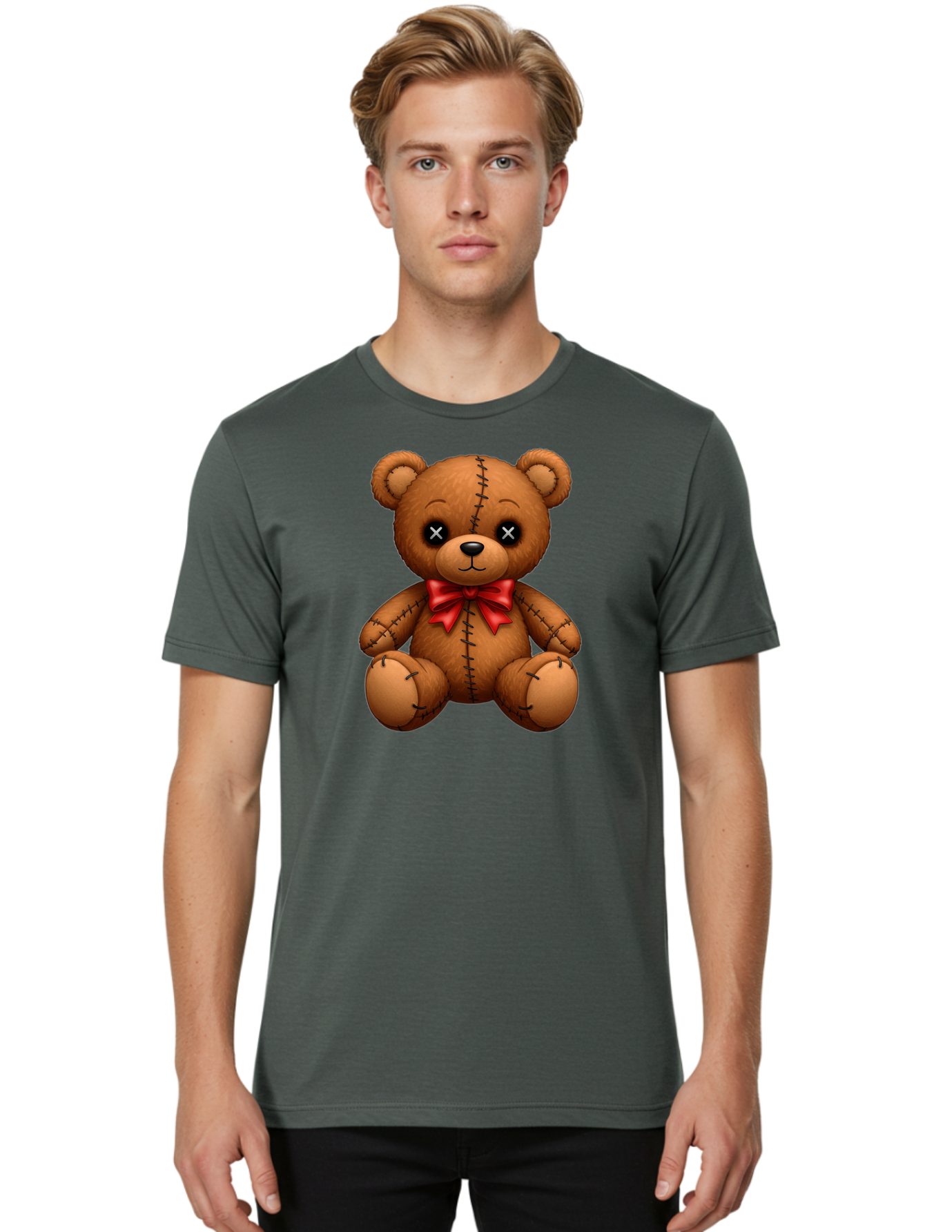 Teddy-Voodoo Men'S Graphic Tee, 100% Cotton, Comfortable Casual Summer Wear, Machine Washable, Vintage Camera, Old Camera, Antique Camera, Black Camera, Classic Photography, Photography Equipment, Nostalgic Device, Film Camera, Camera Art Bag064