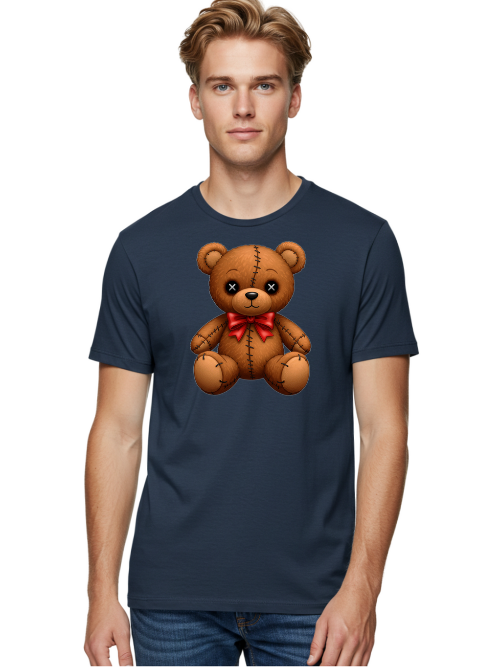 Teddy-Voodoo Men'S Graphic Tee, 100% Cotton, Comfortable Casual Summer Wear, Machine Washable, Vintage Camera, Old Camera, Antique Camera, Black Camera, Classic Photography, Photography Equipment, Nostalgic Device, Film Camera, Camera Art Bag064