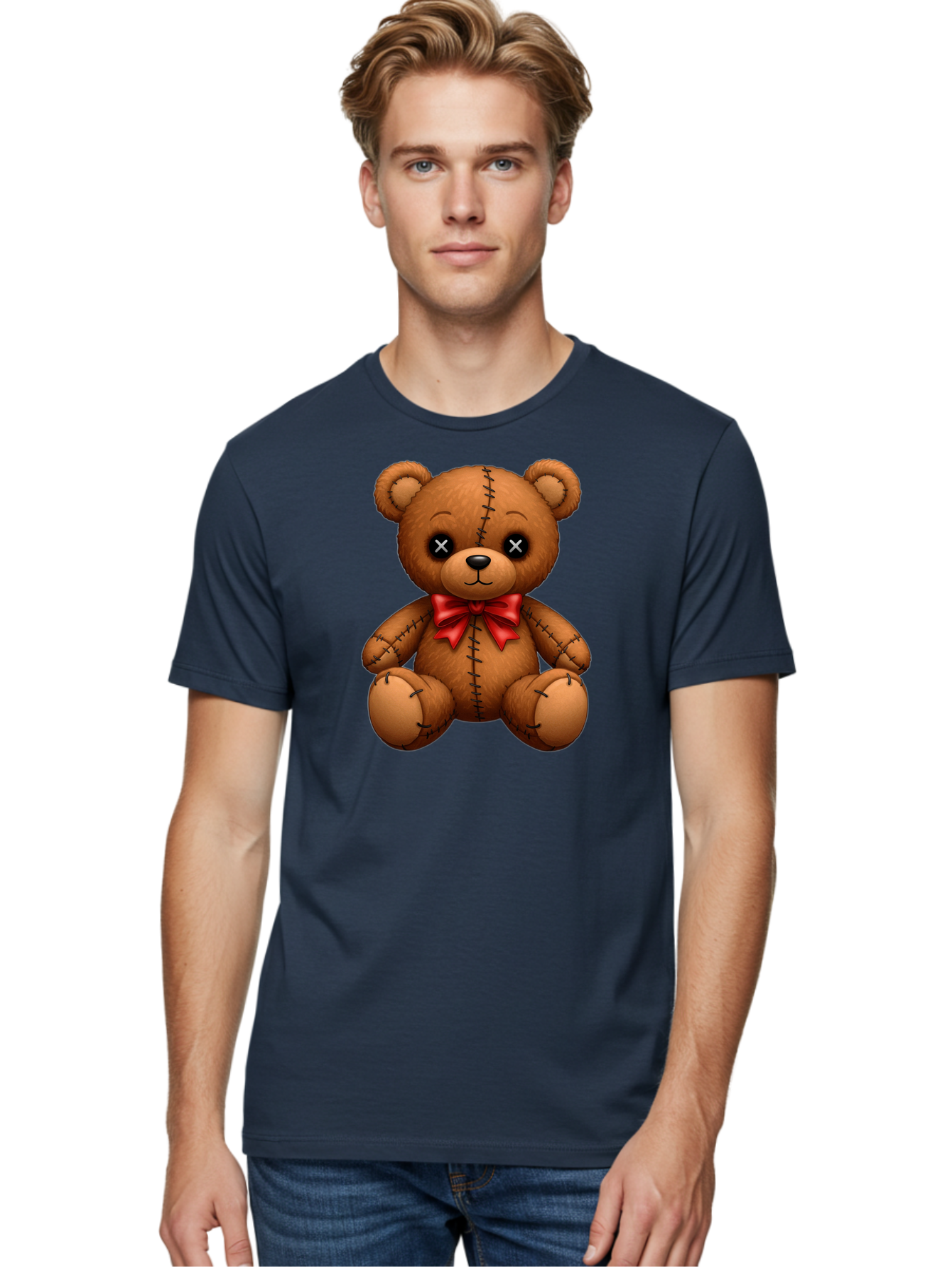 Teddy-Voodoo Men'S Graphic Tee, 100% Cotton, Comfortable Casual Summer Wear, Machine Washable, Vintage Camera, Old Camera, Antique Camera, Black Camera, Classic Photography, Photography Equipment, Nostalgic Device, Film Camera, Camera Art Bag064